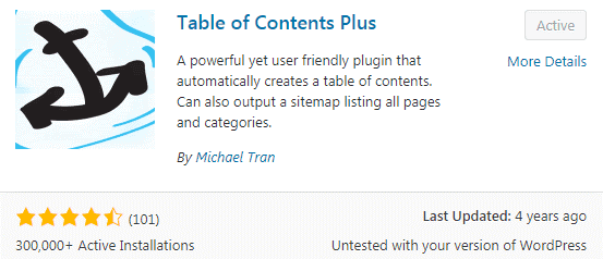 Plugin Table of Contents Plus trong WordPress giúp việc chèn anchor link nhanh chóng & dễ dàng hơn.